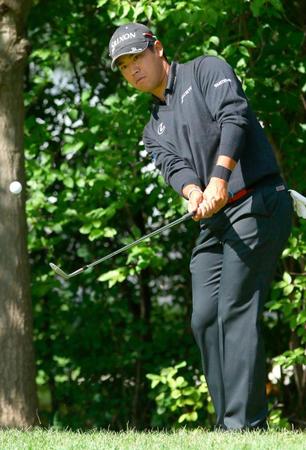 　通算８アンダーで１８位となった松山英樹（共同）