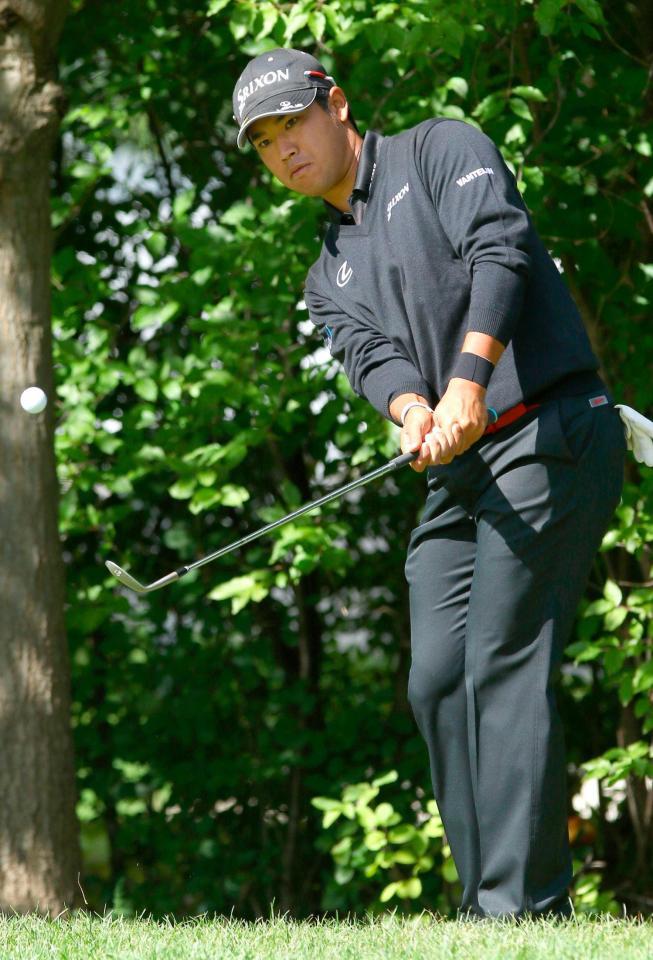 　通算８アンダーで１８位となった松山英樹（共同）