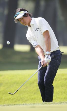 　最終調整する石川遼＝大利根ＣＣ