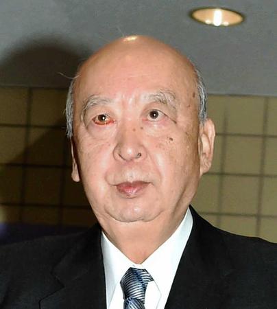 任期を迎える３月での退任を示唆したＪＧＴＯの海老沢勝二会長