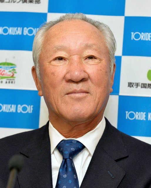 　ＪＧＴＯ次期会長就任が確実となった青木功氏（共同）