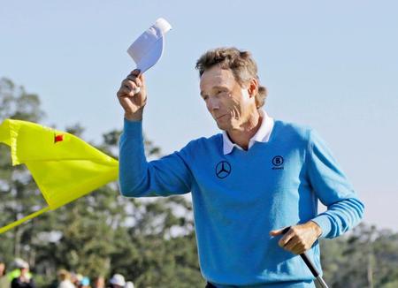 通算１アンダーで３位に浮上したベルンハルト・ランガー