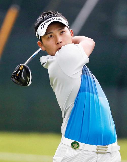 ２０歳池村、強風動じず首位タイ発進　