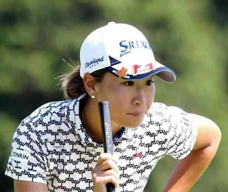 　単独首位から優勝を目指す木戸愛