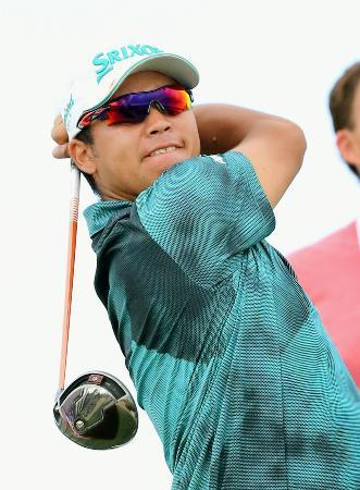 ゴルフ、松山が７打差単独首位に 米男子慈善大会