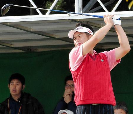 　来年４月のマスターズ・トーナメント出場資格を獲得した池田勇太
