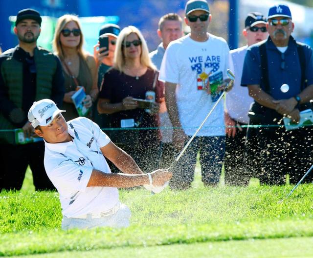 松山24位後退 粘りでピンチしのぐもショットさえず、最終日へ「修正できれば」