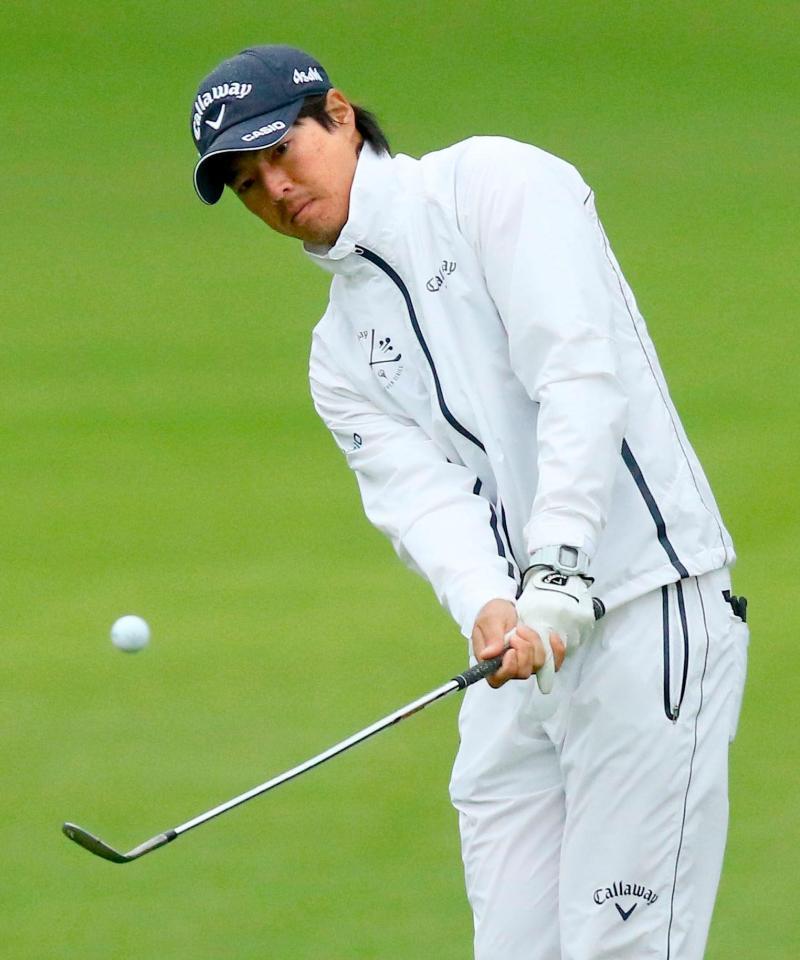 　第２ラウンド、通算９オーバーで予選通過が厳しくなった石川遼（共同）