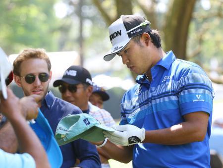 松山、世界４位「気にしてない」 メキシコ選手権ゴルフへ調整