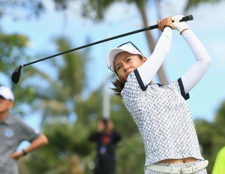 宮里藍は暫定４０位に後退 米ツアー、ロッテ選手権第２Ｒ