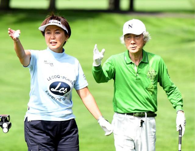 小泉元首相、プロアマ戦で上機嫌　女子ゴルフ界に「やはりスターがいないとね」