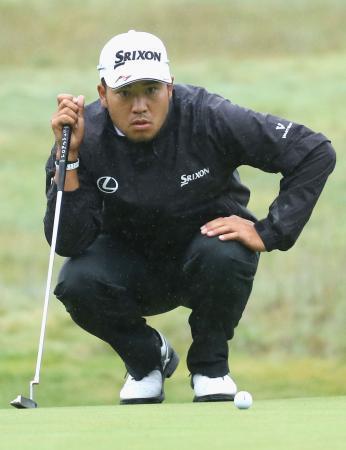米ゴルフ、松山は３６位に浮上 プレーオフ第２戦