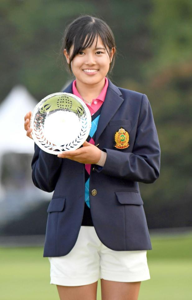 １７歳ｊｋ 小倉彩愛が３位 プロツアー初出場でローアマを獲得 ゴルフ デイリースポーツ Online