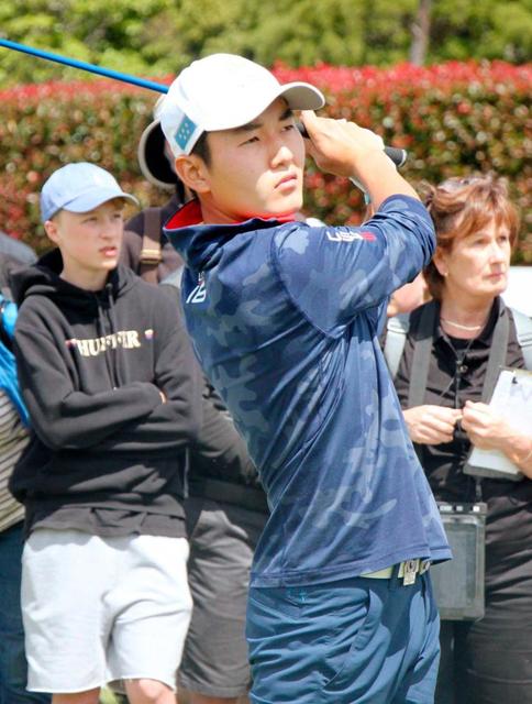 丸山茂樹の長男・奨王　４位に後退「自分のいいゴルフができれば上にいける」