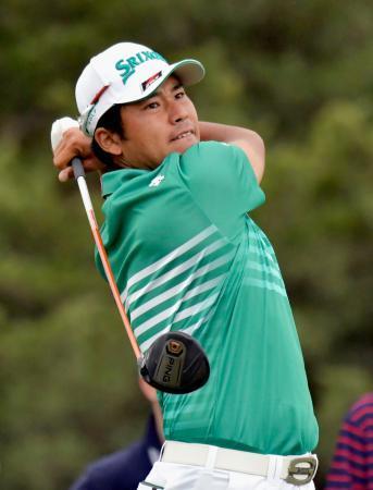 男子ゴルフ、松山は２６位に浮上 全米ＯＰ第２日