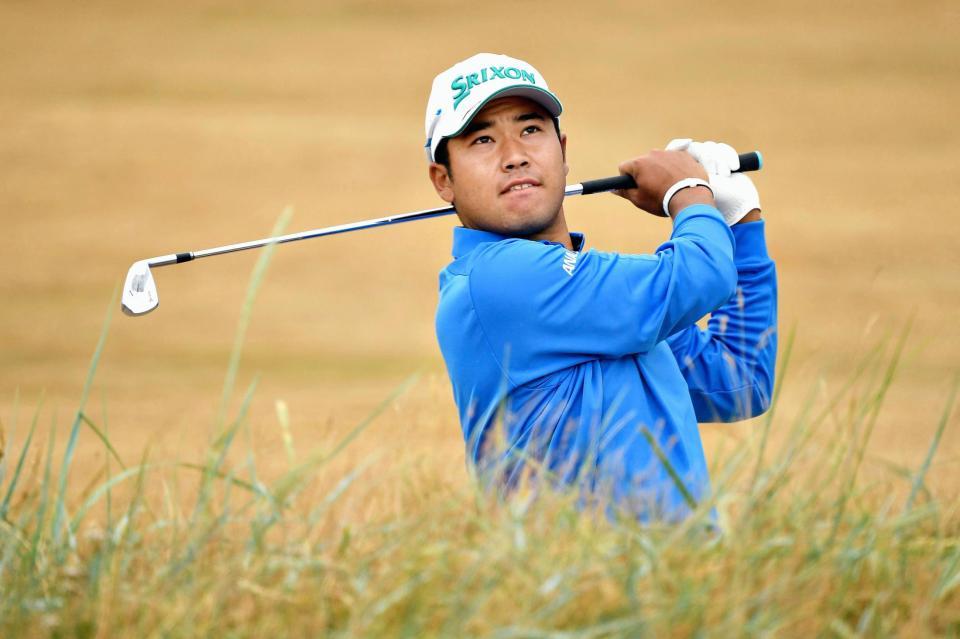 　全英オープン選手権に向けて調整する松山英樹