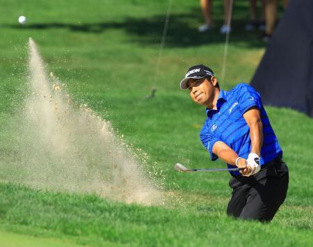 男子ゴルフ、松山は３７位に後退 世界選手権第２日