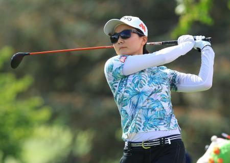 女子ゴルフ畑岡は初日６７で４位 首位と２打差、メジャー最終戦