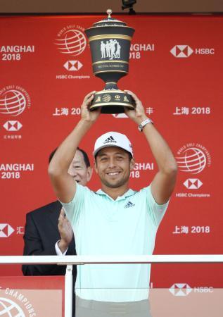ゴルフ、米のシャウフェレが優勝 松山３０位、世界選手権ＨＳＢＣ