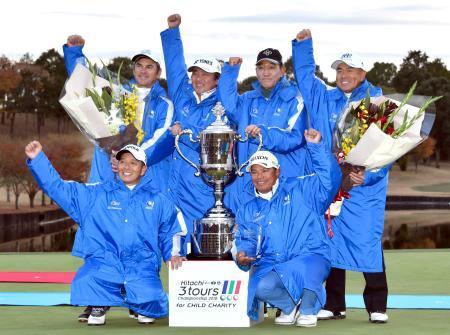 ゴルフ団体戦、シニアが優勝 ６年ぶり、日立３ツアーズ選手権