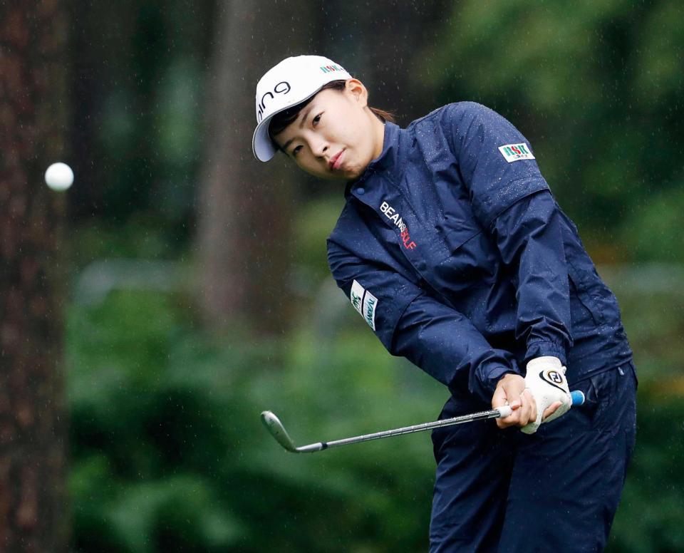 　ＡＩＧ全英女子オープンに向け調整する渋野日向子（共同）