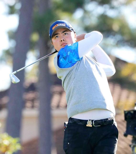 笹生が２差５位！スイング現地でも評判　今年急成長も冷静に「マイペースできた結果」