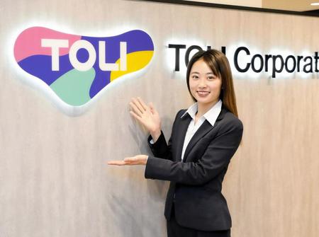 　東リとスポンサー契約を締結した安田祐香（写真提供・東リ株式会社）