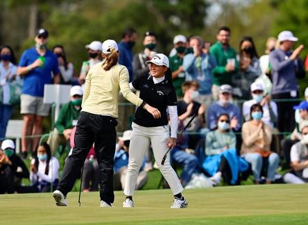 　オーガスタナショナル女子アマチュア選手権で優勝した梶谷翼（提供：オーガスタナショナル）