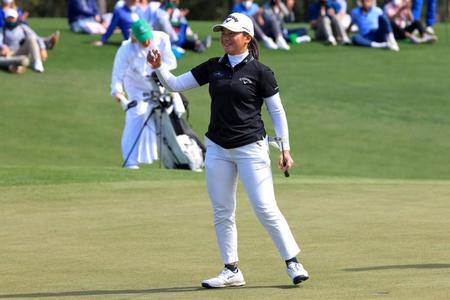 　オーガスタナショナル女子アマチュア選手権で優勝した梶谷翼（提供：オーガスタナショナル）