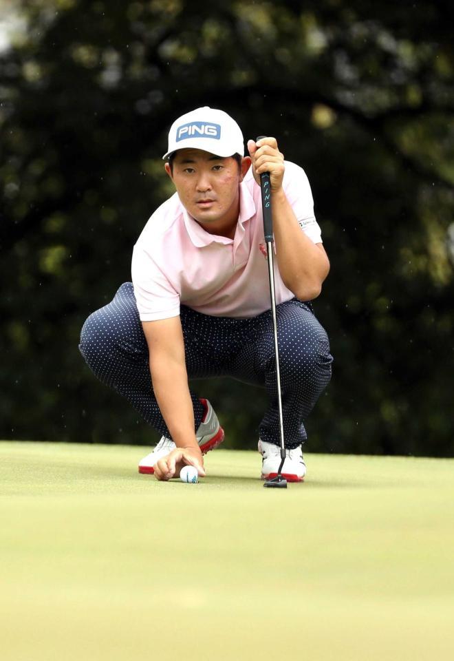 　初めてのプロアマ戦に参加した金谷拓実