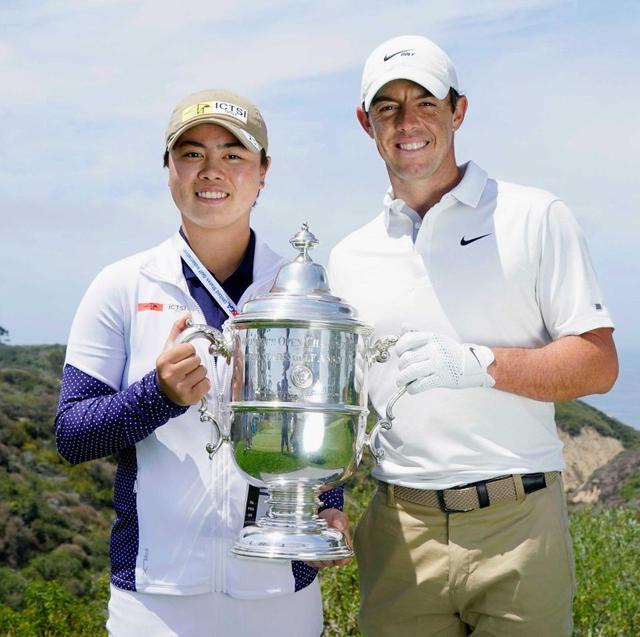 笹生優花　憧れマキロイと感激初対面「すごく楽しかった」