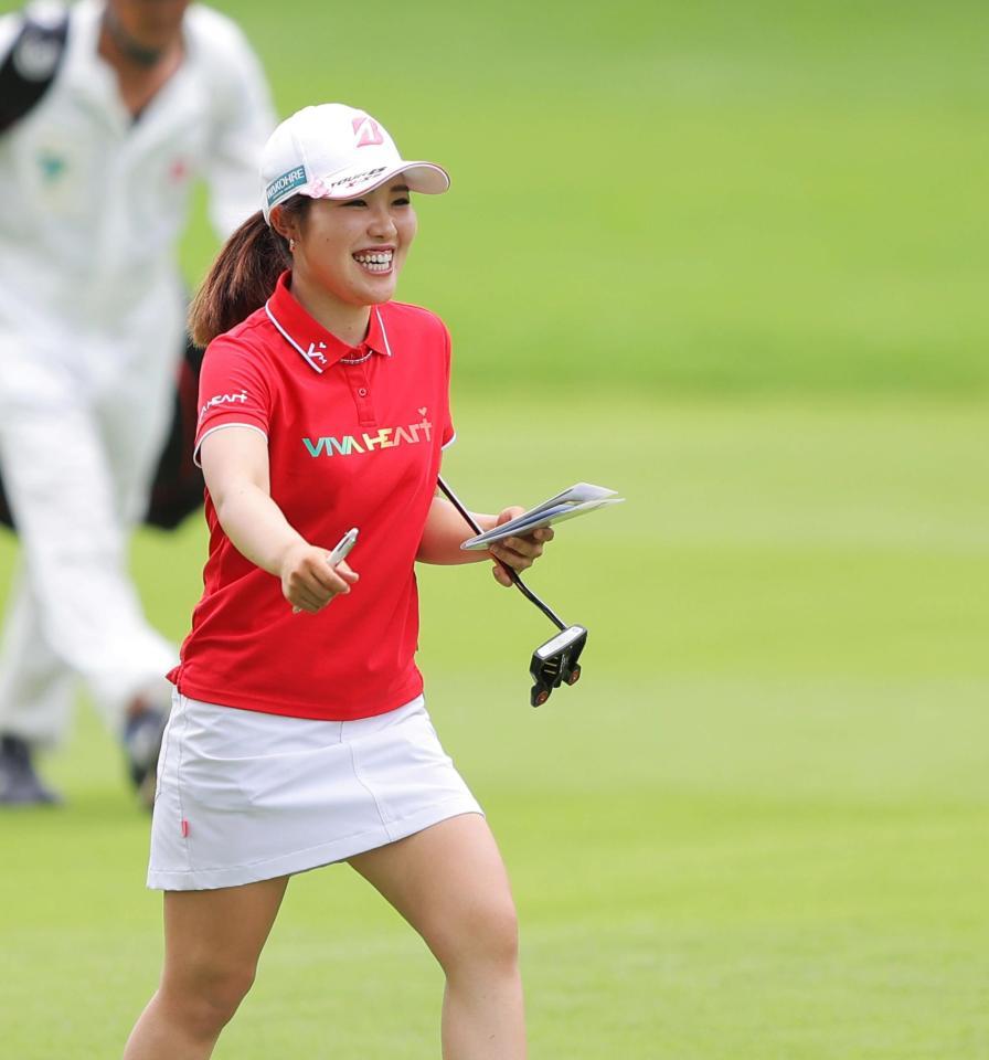 女子ゴルフ 五輪代表争う稲見は予選落ち 優勝必須の古江は１２位で第３日へ ゴルフ デイリースポーツ Online