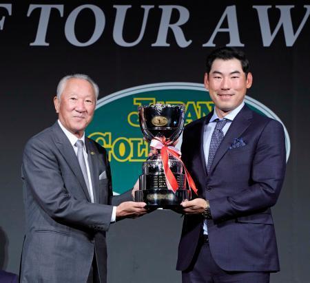 男子ゴルフ、米のキム最優秀選手２３歳の金谷は４冠