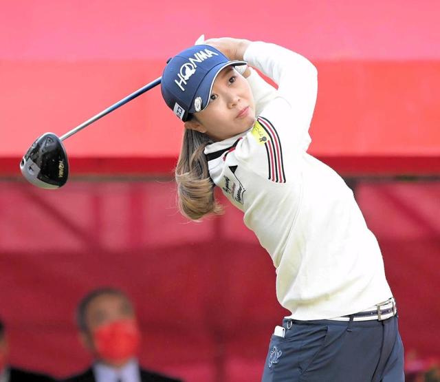 初優勝狙う金沢志奈、武器はショット精度　次の主役を目指す女子ゴルファー