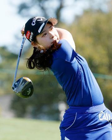 　決勝ラウンド、通算７オーバーで２０位だった吉田鈴＝オーガスタ・ナショナルＧＣ（共同）