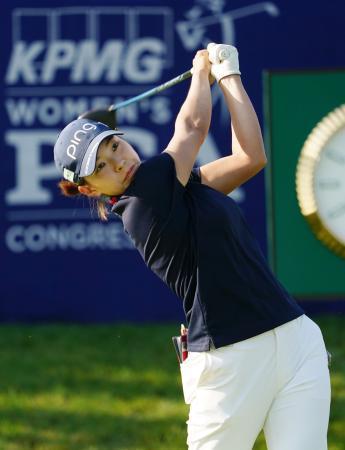 笹生１４位、畑岡は１７位全米女子プロゴルフ第２日