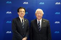 日本ゴルフ協会・池谷正成会長と山中博史専務理事＝提供：日本ゴルフ協会（ＪＧＡ）