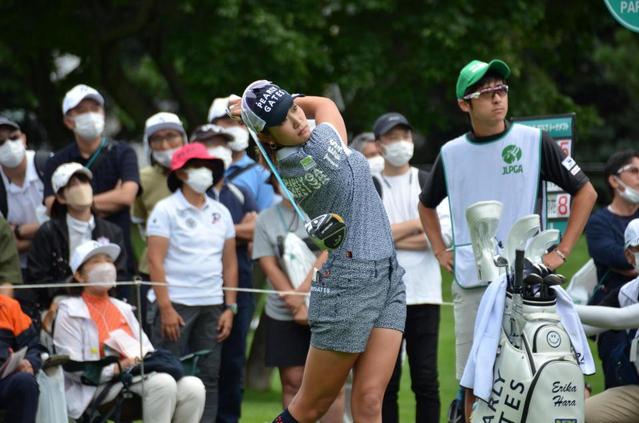 原英莉花が暫定首位タイでハーフターン　７番から３連続バーディー