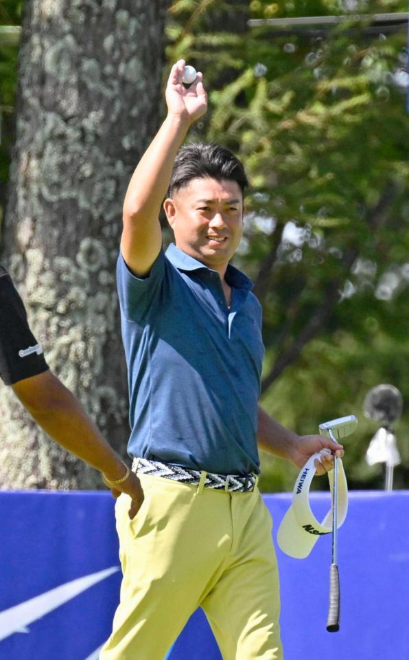 　８アンダーで首位発進の池田勇太