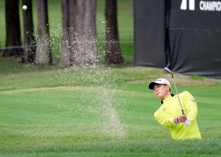 中島、通算７アンダーで５位浮上米男子ゴルフ第２日、松山４９位