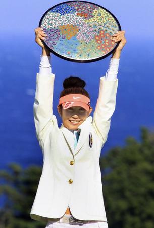 2011年フジサンケイレディスクラシック優勝時の金田久美子