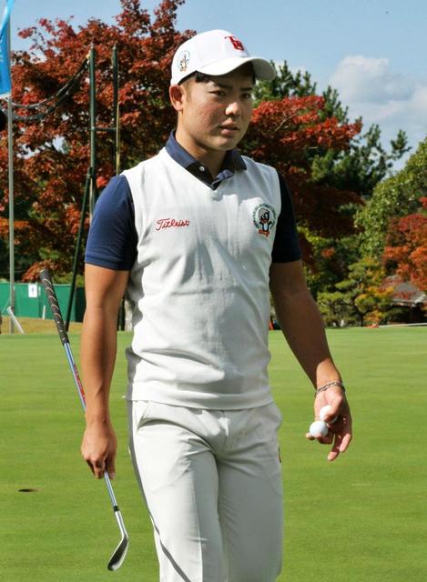 蟬川泰果「圧倒的に勝ちたい」　プロ転向初戦で憧れの石川と同組「一生の思い出」