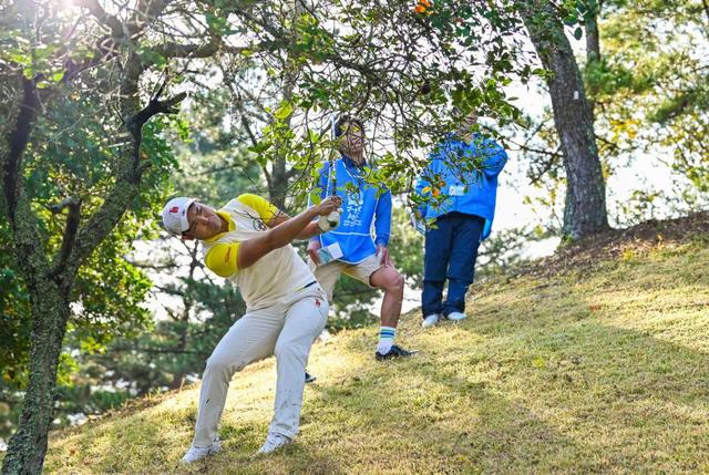 蟬川泰果　スーパーショット“魅せた”　プロ転向初戦で予選突破「いけるところまで」