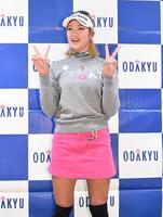 ☆送料無料☆原英莉花プロサイン・最終日着用ベルト☆本人着用☆ ファン待望！ 原英莉花モデルのキャディーバッグが“数量限定”で