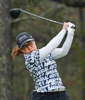 　通算５アンダーで５位の畑岡奈紗