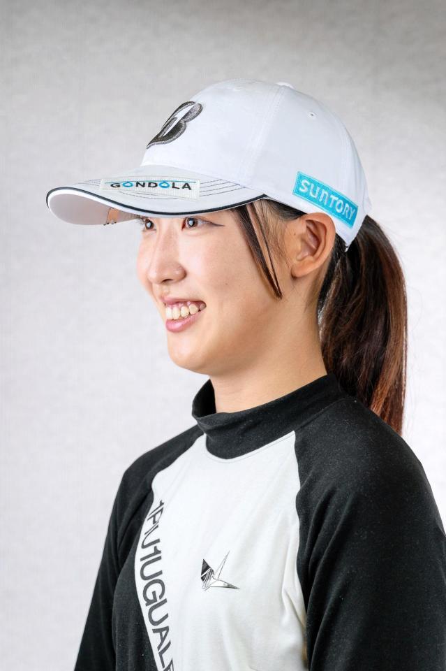 　サントリーとスポンサー契約を結んだ馬場咲希（サントリー提供）