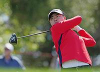 　第２ラウンド、通算８アンダーで１５位に浮上した笹生優花