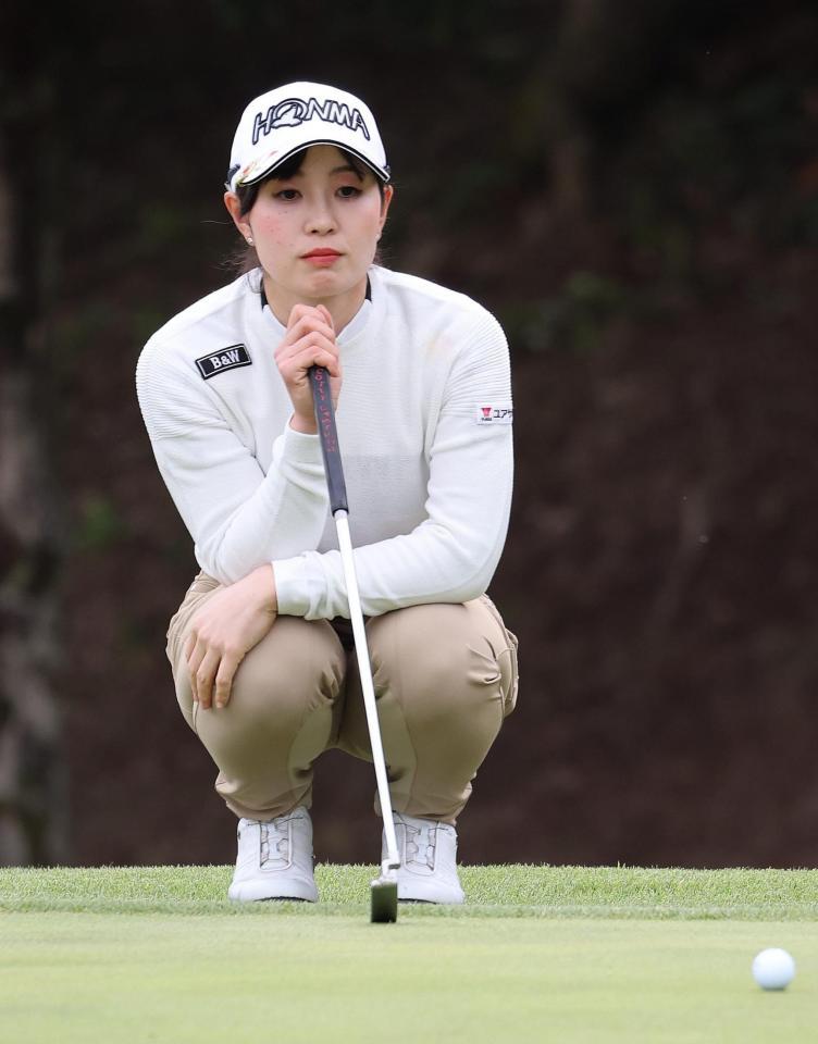 2024年激安 蛭田みな美が初Vチャンス 7アンダーで2位に浮上 同期山内の劇 スポーツ選手