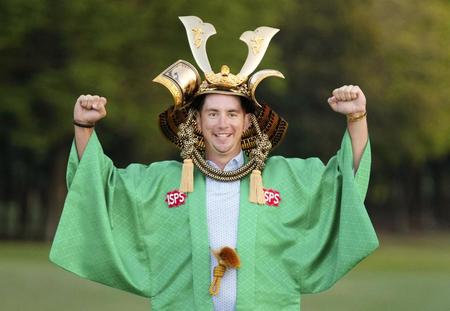 　プレーオフを制し優勝したルーカス・ハーバート