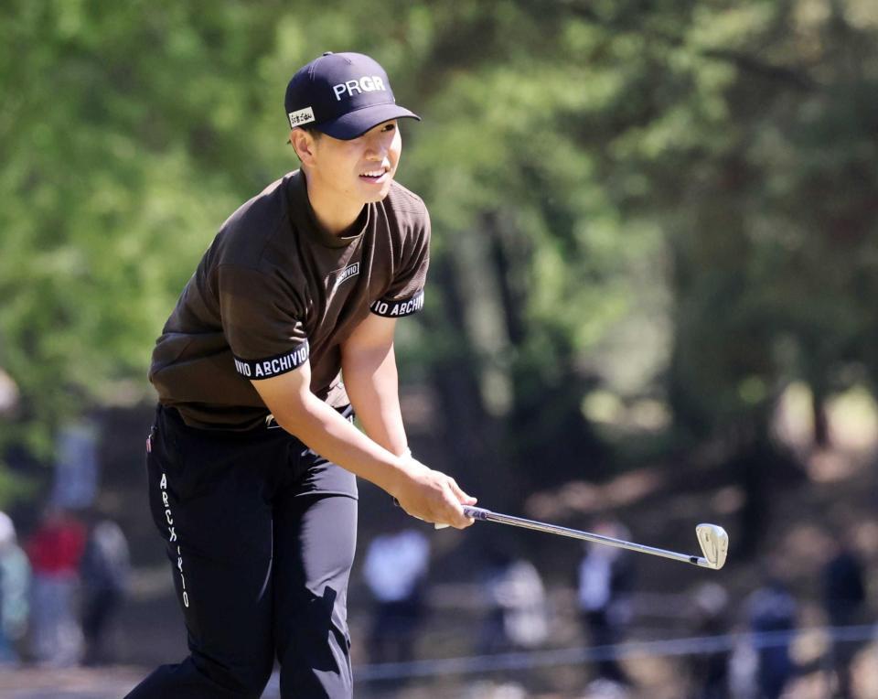 プロ２戦目の金田直之が首位発進 初の予選突破へ「自信持ってプレー 